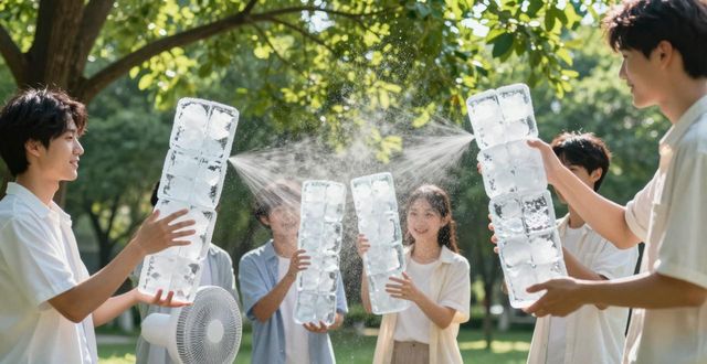 大冰块降温方法_浦东夏季防暑降温大冰块_大冰块户外活动使用时长